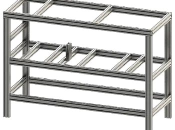 Frame aluminium profile